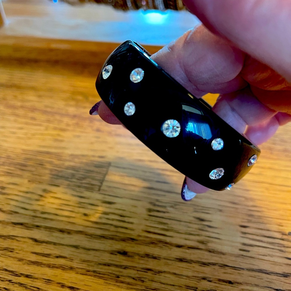 Brighton Black Bracelet with Silver Accents
